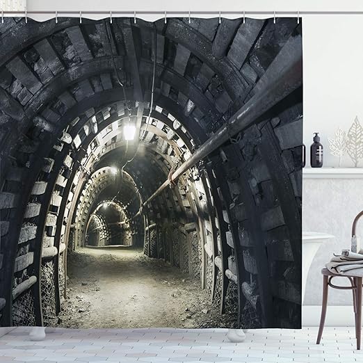 Amazon Com Ambesonne Horror House Decor Shower Curtain By