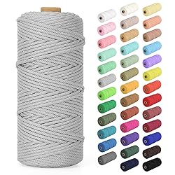 Macrame Cord 3mm x 109Yards (328Feet), Natural