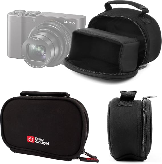 Housse étui En Cuir PU Pour Panasonic Lumix DC-GF9, GF8, GF7, GX850, GX800 Avec Objectif 12-32mm - Protection Complète