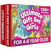 Doctor Jupiter Ultimate Gift Set for Girls| Set of Girl’s First Science Kit, Little Genius Kit for 4-6 Year Olds| Girl Birthday Gifts| STEM Learning & Education Toys for Kids Ages 4,5,6