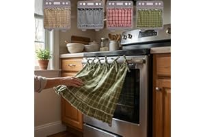 Handmade Farmhouse Oven Skirt – Pure Cotton Ruffled Stove Cover with Ribbon Ties, Decorative Kitchen Oven Curtain for Standar