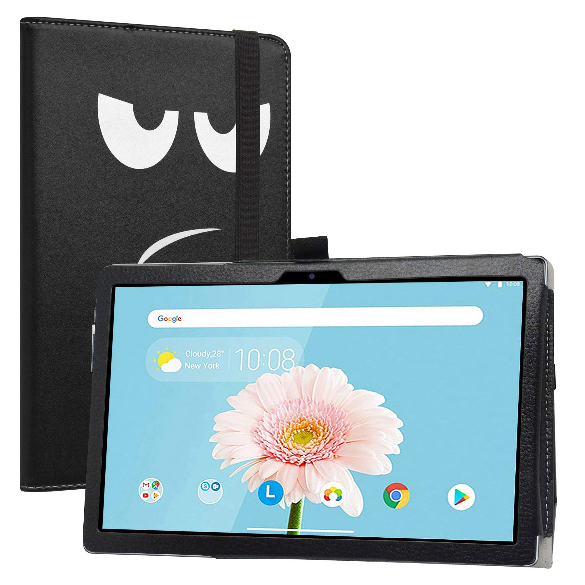 Labanema Case for Teclast P20HD, PU Leather Slim Folding Stand Cover for 10.1" Teclast P20HD /Teclast M40 /Teclast M40 Pro/Teclast M40se Tablet (Not fit Other models) - Don't Touch