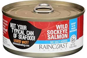 Raincoast Trading Company Wild Sockeye Salmon No Salt Added, 160 g