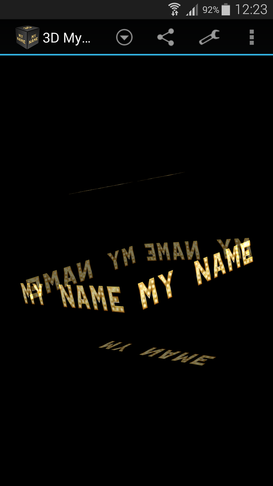 Amazon Com 3d My Name Live Wallpaper Appstore For Android