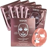 111SKIN Rose Gold Brightening Facial Treatment Mask, Set of 5 | For Hydration &amp; Radiance, The Ultimate Pre-Event Mask, Fragrance-Free, 1.01 oz each