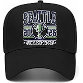 Seattle 2026 Champions Hat | Circle | Premium Adjustable Snapback Baseball Trucker Hats for Men & Women