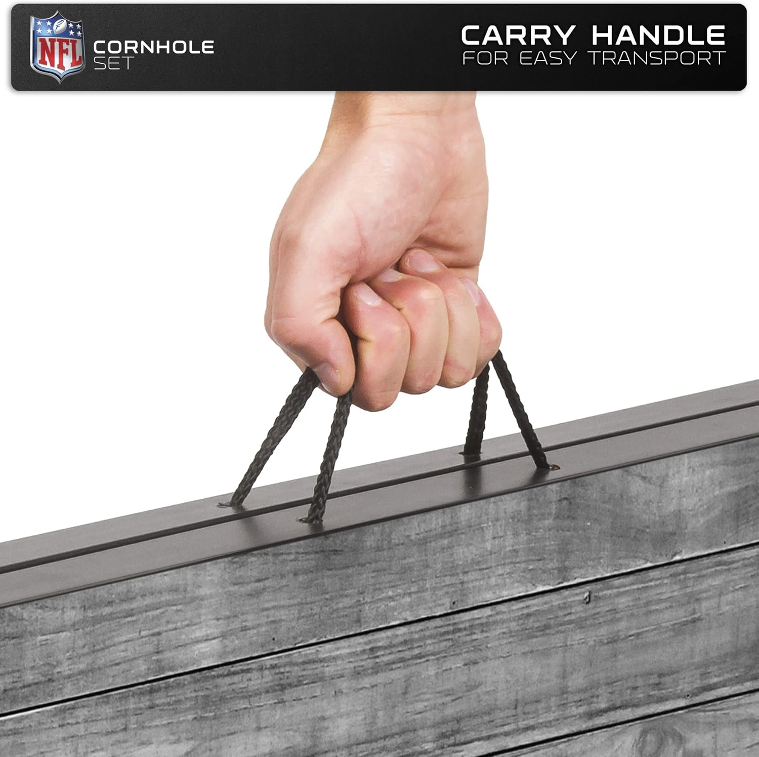 Wild Sports 2'x3' MDF Wood NFL Dallas Cowboys Cornhole Set - Grey Wood Design : Sports & Outdoors