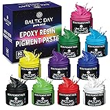 10 Pigment Pastes for Epoxy Resin Jars Set