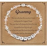 AHAETH Granny Gifts Bracelet for Women from Granddaughter Birthday Jewelry Worlds Best Granny Bracelet