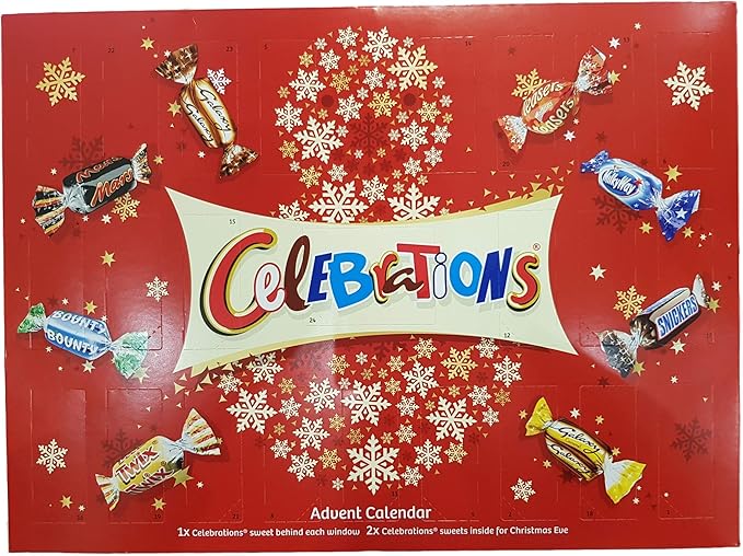 Celebrations Advent Calendar 230 G Amazon Co Uk Grocery