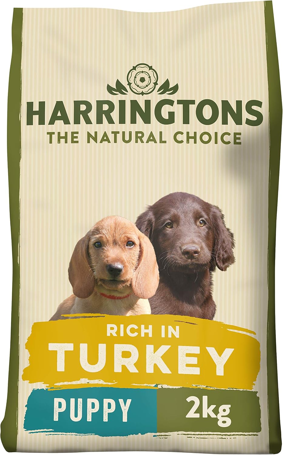 Harringtons Complete Dry Puppy Food Rich In Turkey & Rice 2kg, Pack of 4