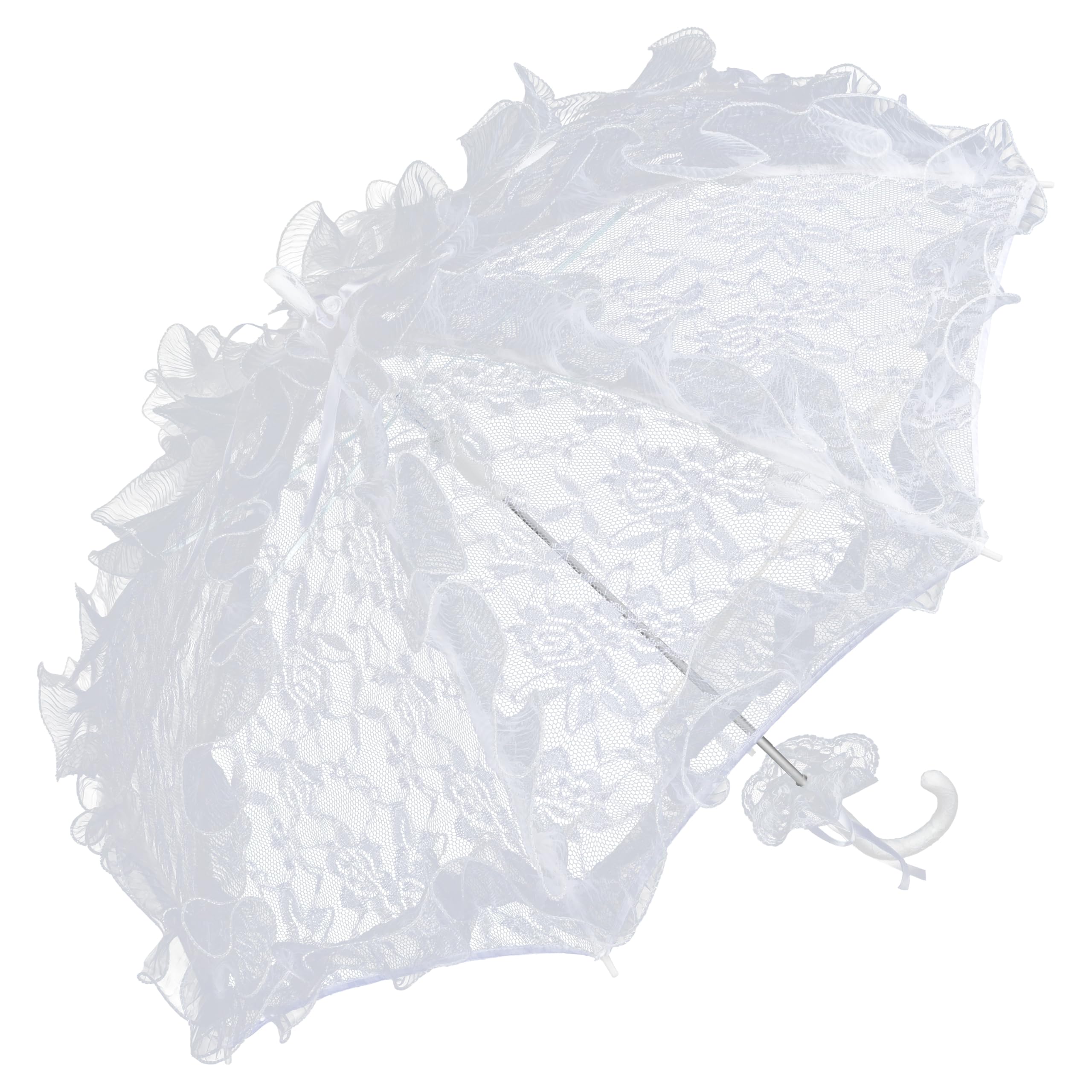 VON LILIENFELD Women's Wedding Umbrella Désirée Automatic Accessory White