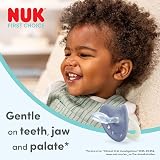 NUK First Choice Classic Night Dummies 0-6 Months 4 Count Glow in Dark Purple view 3