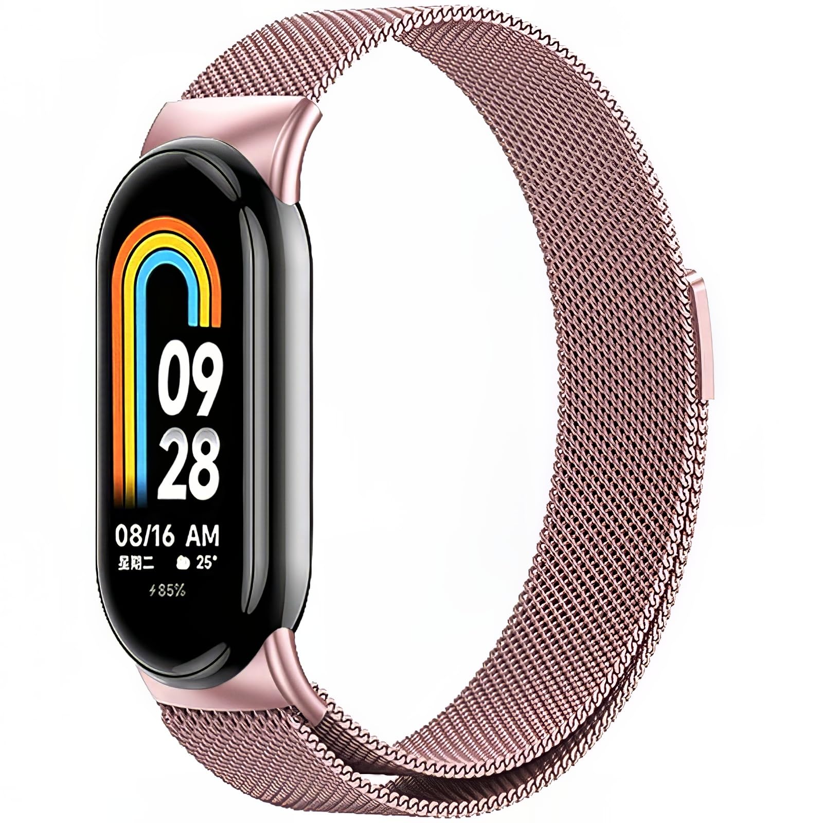 Harikiri Magnetic Straps Compatible with Xiaomi Mi Band 9/8,Metal Replacement Strap for Women and Men