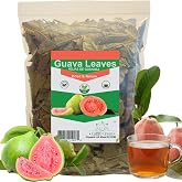 Hoja de guayaba Premium 100+ Leaves (2.1oz / 59.5g) 100% Natural whole Dried Guava leaves.