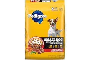 Pedigree Complete Nutrition Adult Small Dog Dry Dog Food, Grilled Steak & Vegetable Flavor, 14 lb. Bag