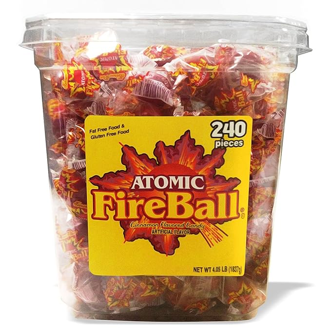 Atomic Fireballs Jar (240 ct.) (pack of 6) Grocery