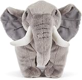 Zappi Co Plush Elephant - Soft Cuddly Safari Toy for Kids 36cm view 3
