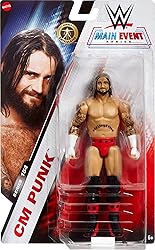 Mattel WWE Cm Punk Action Figure, Main Event Series