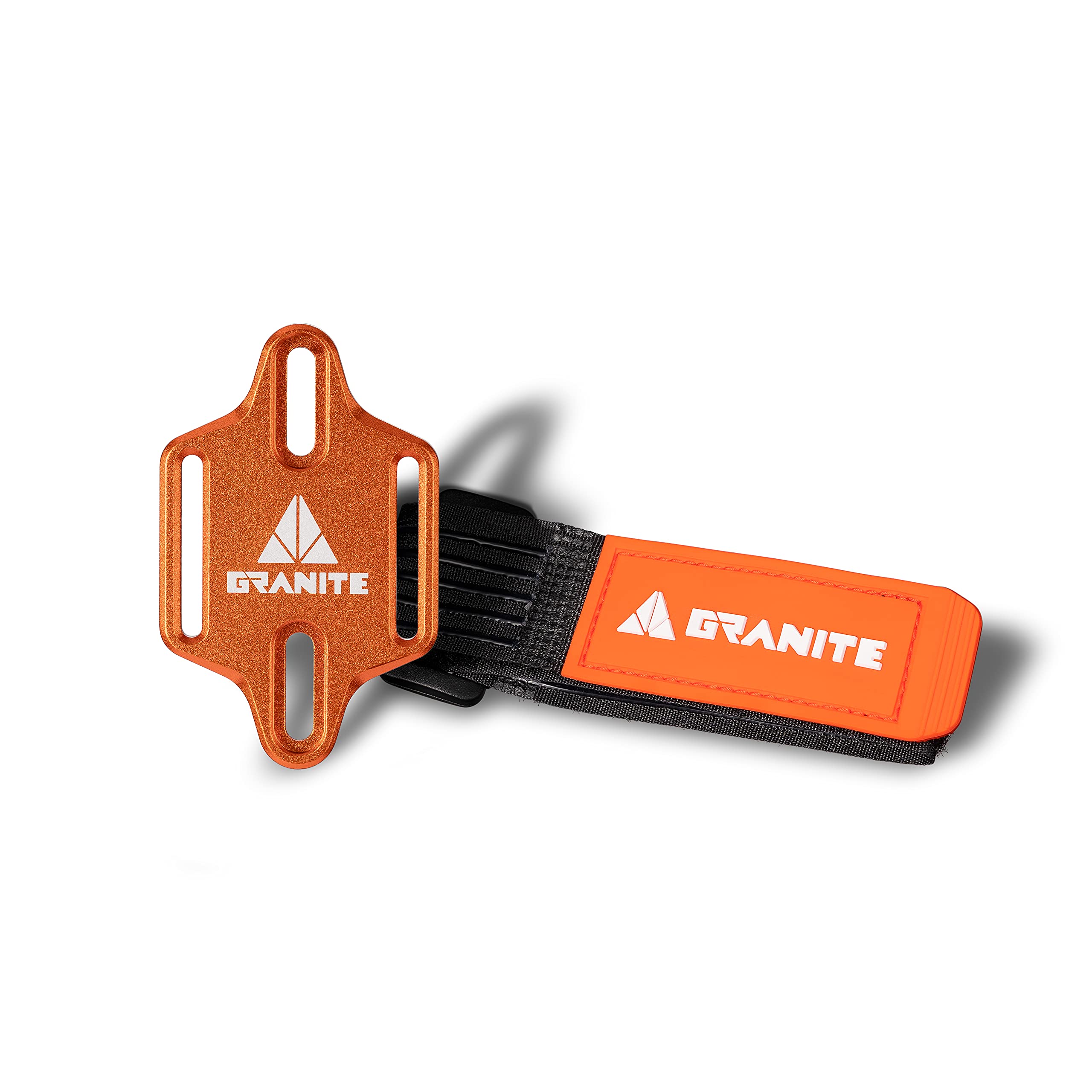 Granite Portaledge Bike Bottle Cage Mount Strap for Tools and Inner Tubes (Orange)