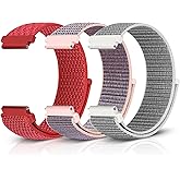 Relting Sport Loop Nylon Band 16mm 18mm 19mm 20mm 22mm Watch Band Quick Release,Soft Fabric Nylon Adjustable Replacement Wristband Strap for Men Women