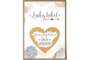 Joli Coon Pregnancy announcement scratch cards - You are going to be a great grandma - Great grandma pregnancy scratch off announcement with envelope