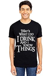 Thread Tank I Drink and I Know Things Men Modern