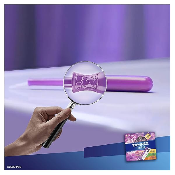 TAMPAX RADIANT TAMPONS TRIO PACK REGULAR/SUPER/SUPER PLUS ABSORBENCY, UNSCENTED, 28 COUNT
