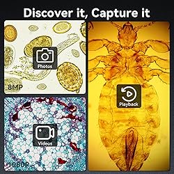 TOMLOV DM301 Pro Microscope for Kids Adults