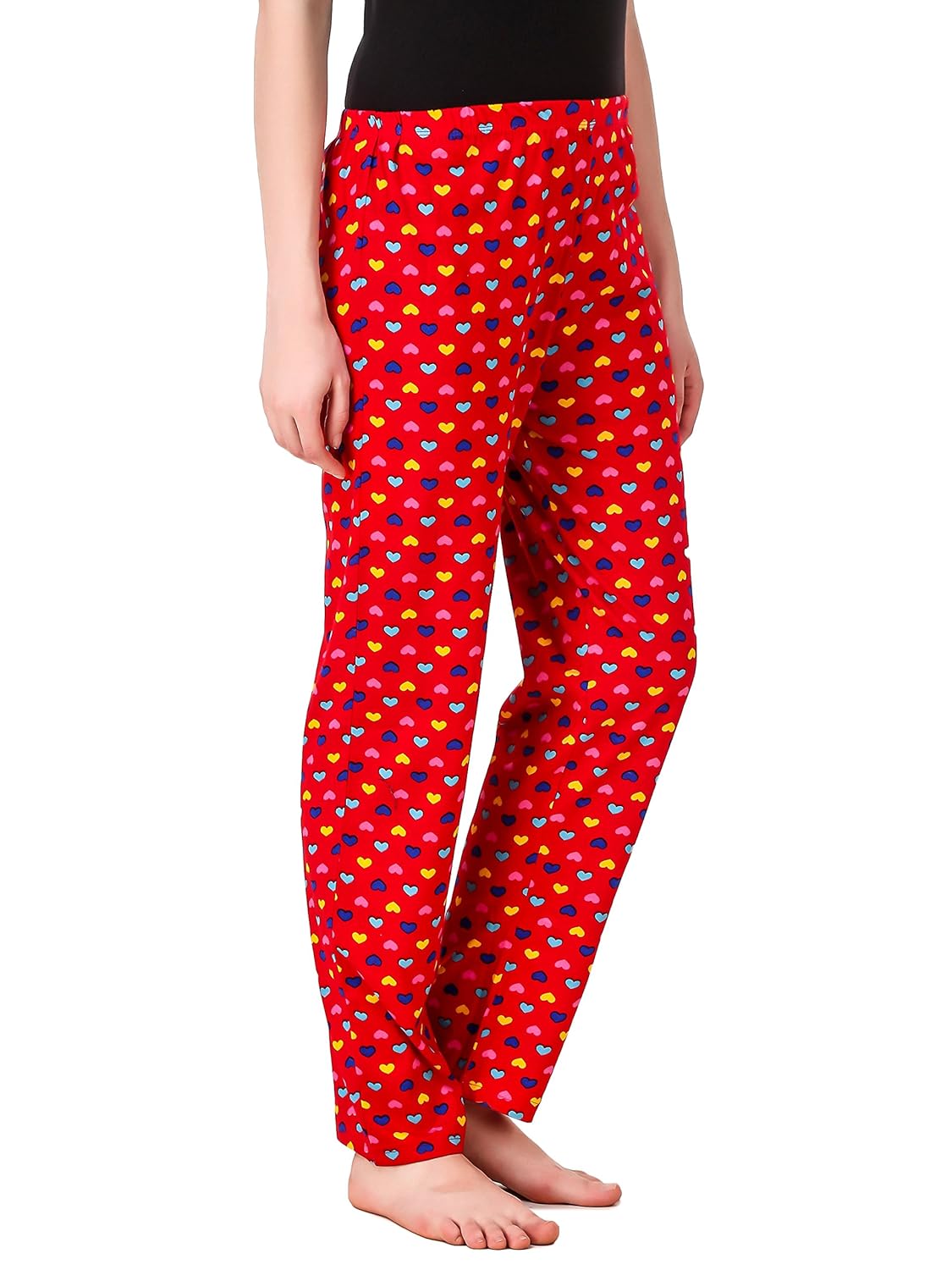 masha women's cotton printed multicolor pyjama-pj-a14-131-s-p