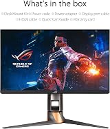 ASUS ROG Swift PG259QNR 24.5" FHD 360Hz G-SYNC NVIDIA Reflex Gaming Monitor view 9