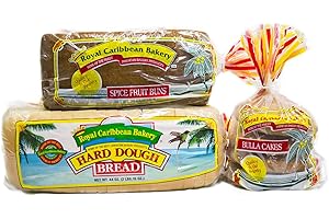 Royal Caribbean Bakery Variety Pack (Hard Dough Bread, 44 Oz.; Spiced Fruit Bun, 38 Oz.; Bulla Cakes, 16 Oz.)
