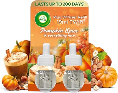 Air Wick Pumpkin Spice & Everything Nice Plug in Refill Twin 19ml 2 x 19ml