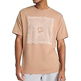 Reebok Mens Short Sleeve Graphic Crewneck T-Shirt, Standard Fit, Lightweight Cotton-Poly Fabric