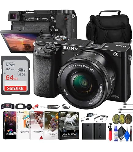 Amazon.com: Sony Alpha a6000 Mirrorless Camera with 16-50mm Lens