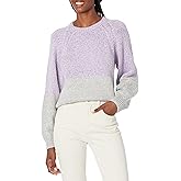 Velvet by Graham & Spencer Women's Skylar Colorblock Pima Cotton Oversized Sweater