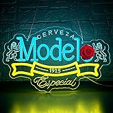 Beer Neon Sign for Wall Decor Dimmable Neon Light Up Sign for Man Cave Model Led Business Signs Suitable for Bar Home Bar Store Bistro Party Club Restaurant Bedroom Size16.53 * 10.23(P014)