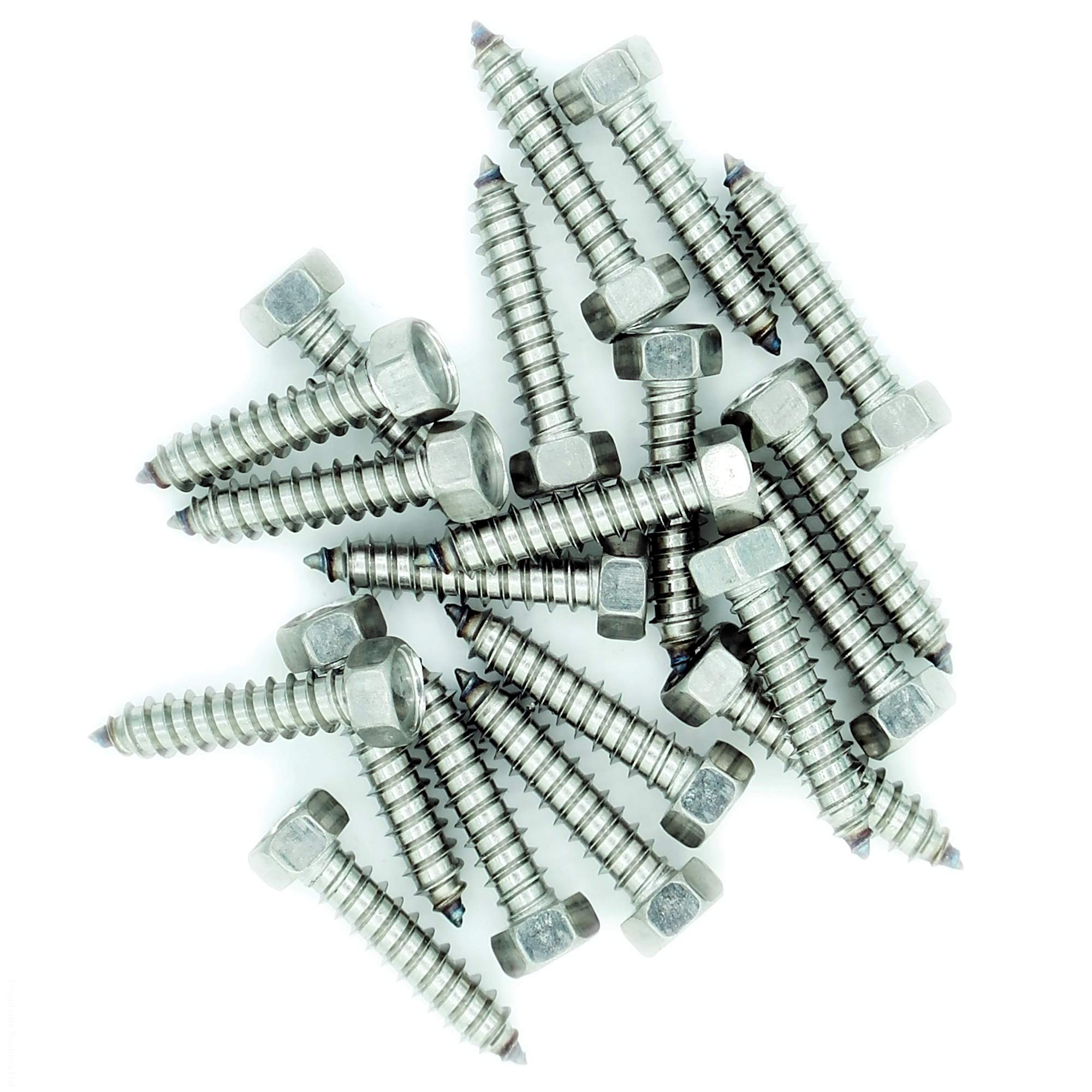 No.14 x 0.5 (6.3mm x 13mm) Hex Self-Tapping Screw - Stainless Steel (A2) (Pack of 20)
