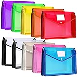 10 Pieces B4 Plastic File Folders Envelope