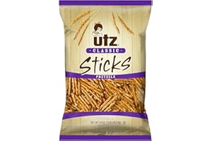Utz Quality Foods Classic Pretzel Sticks, 16 oz. Bags (3 Bags)