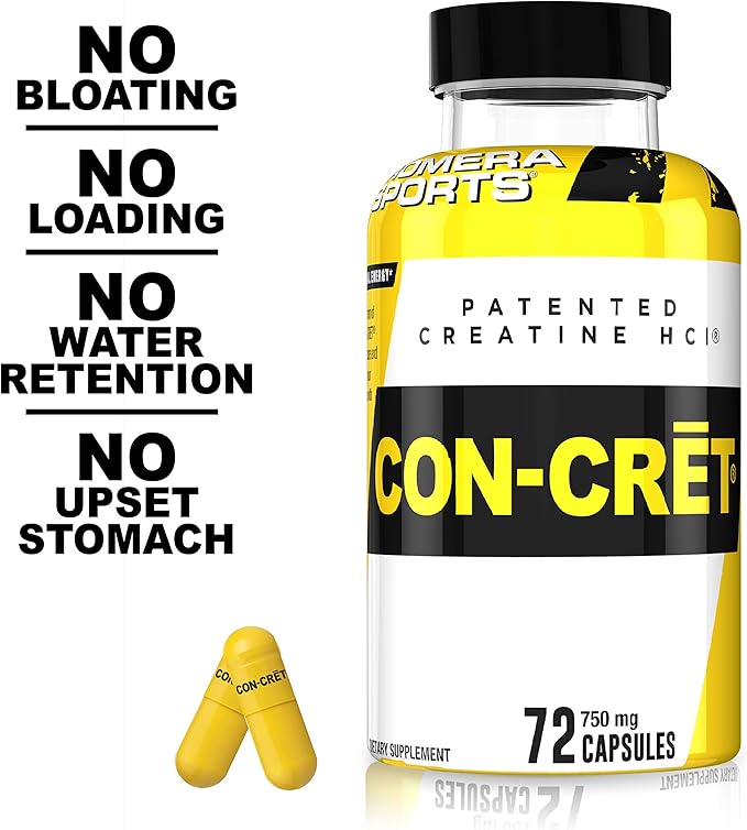 Promera Sports, CONCRET Creatine HCl Capsules, MicroDose Creatine, No