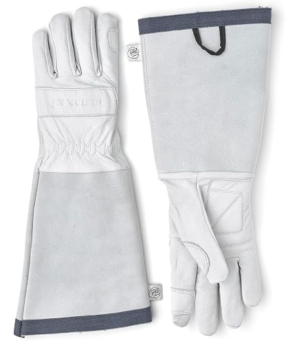 Gants FELCO 705 Rose En Cuir - Longs, Résistants Aux épines, Avec Sangle, Pour Jardinage Rosiers Et Travaux Précis - 12