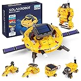 COBFDHA STEM Projects for Kids Age 8-12, Science Kits Boys, Solar Robot Space Toys Gifts 8-14 Year Old Teen Boys Girls, 120Pcs Building Experiments Robots Teenage Ages 9 10 11 12 , Yellow