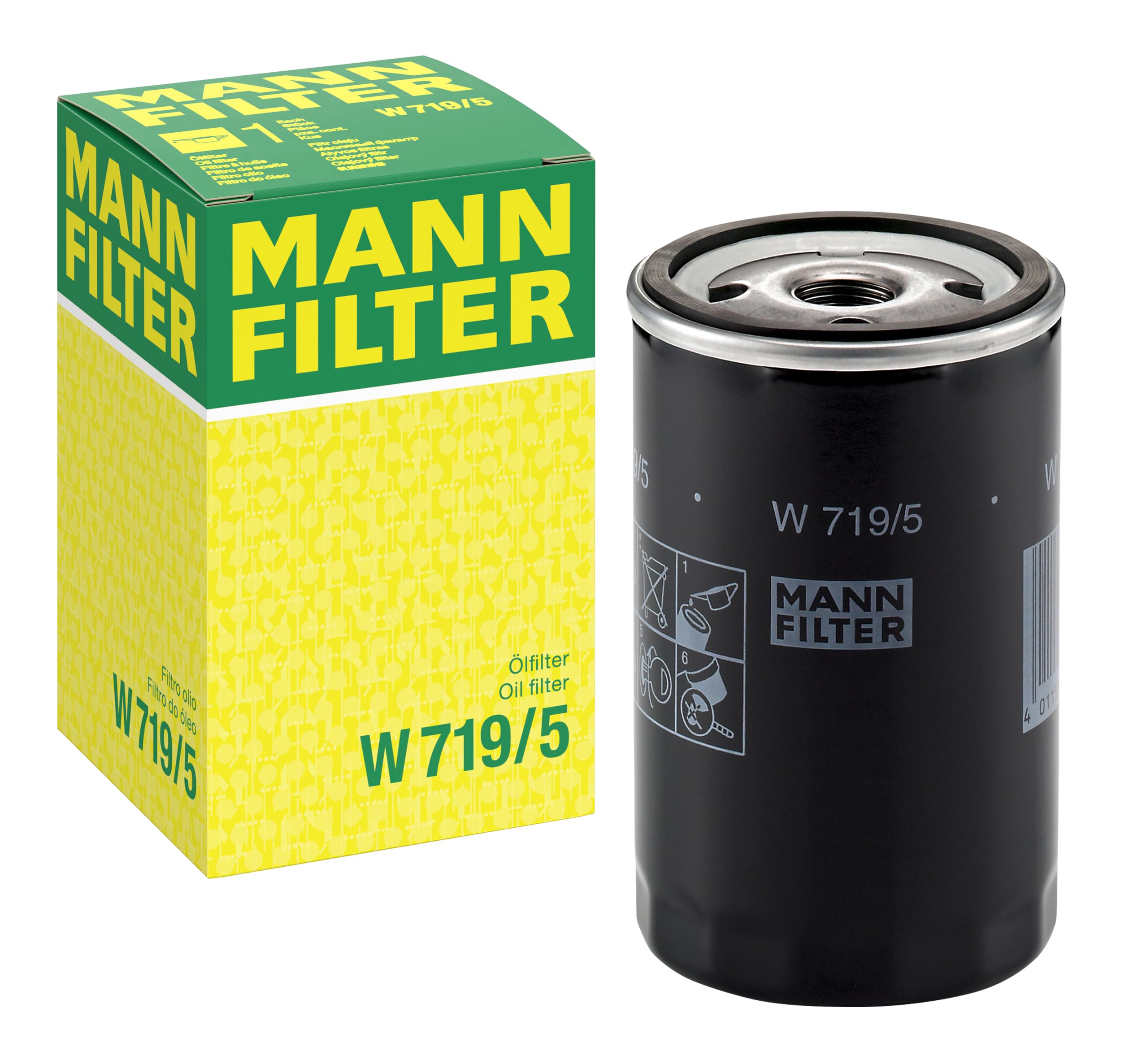 MANN-FILTER W 719/5 Oil Filter - for Cars + Transporters