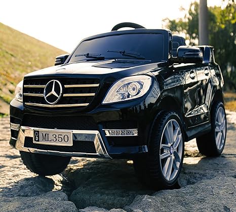 Trendsky Mit Lizenz ! Mercedes-Benz ML 350 SUV Power Jeep mit 2X Motor, Kinderauto Kinderfahrzeug Kind Akku Auto Fahrzeug