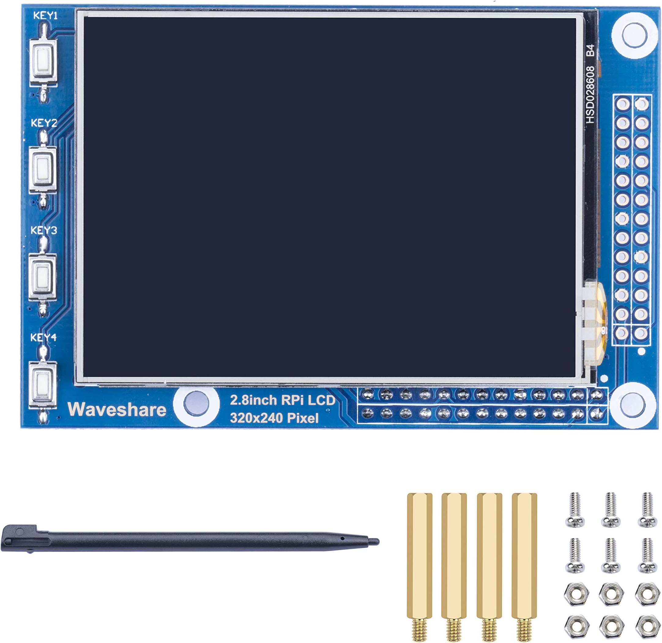 pzsmocn 2.8inch RPi LCD (A) / Raspberry Pi 320 * 240 2.8 inch Resistive Touch Screen TFT LCD