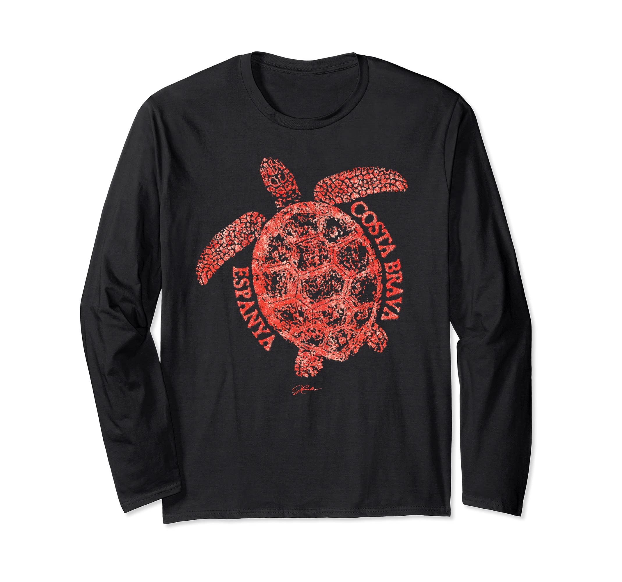 JCombs: Costa Brava, Catalonia, Spain, Sea Turtle Long Sleeve T-Shirt