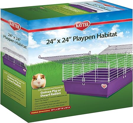 Amazon Com Kaytee My First Home 24 X 24 Open Top Playpen Habitat Pet Supplies