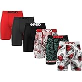 PSD Underwear Men's Boxer Briefs Money Design – Comfortable Stretch, Moisture-Wicking, Standard Length, Multipack and Single