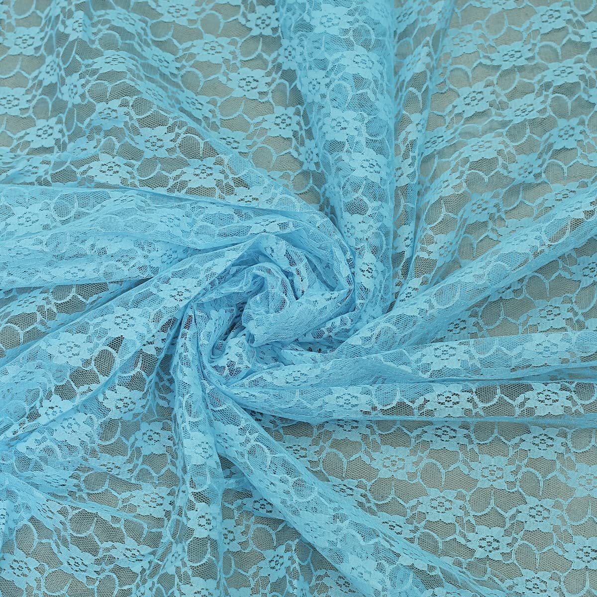 MDS Pack of 75 Yard Bridal Solid Raschel Lace